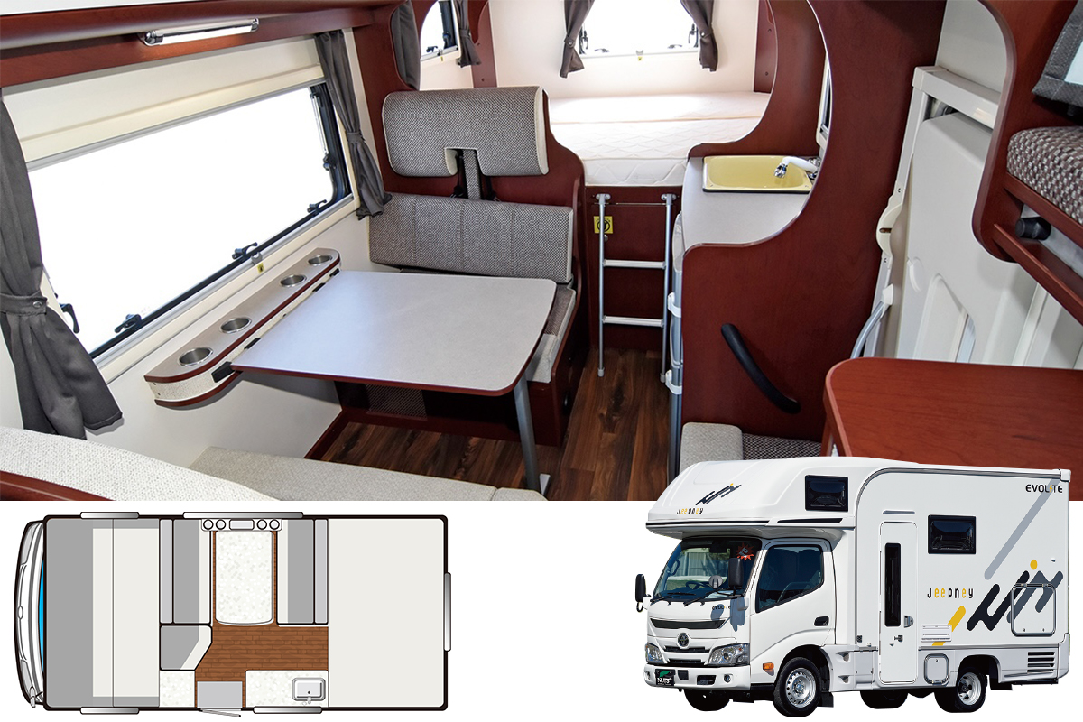 ナッツRV｜ジープニー タイプX EVOLITE｜AUTO CAMPER（オートキャンパー）
